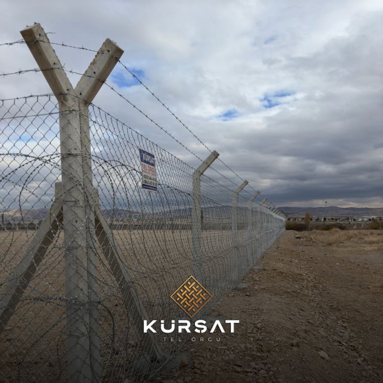 kafes tel örgü, jiletli tel, beton direk